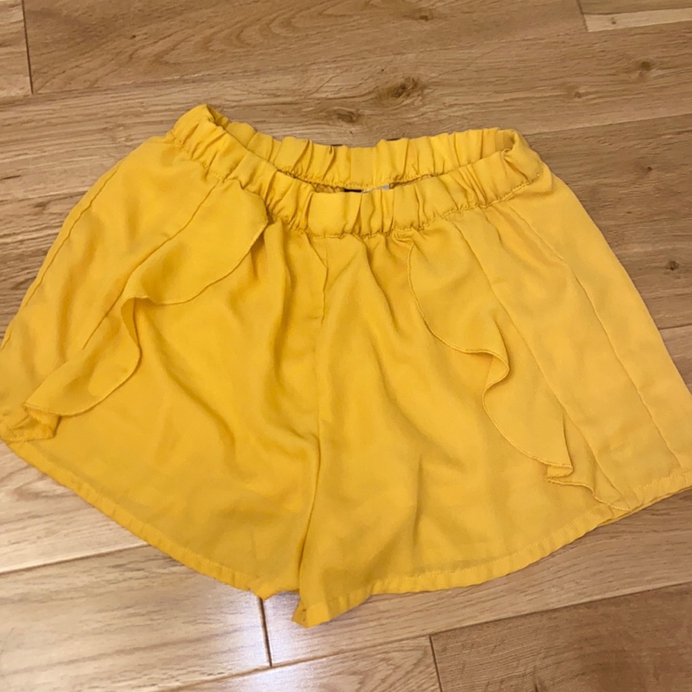 Yellow shorts